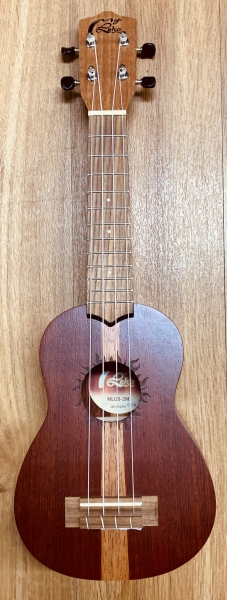 Leho Concert-Ukulele MLUC-2M - Mahagoni zweifarbig - inkl. Gigbag